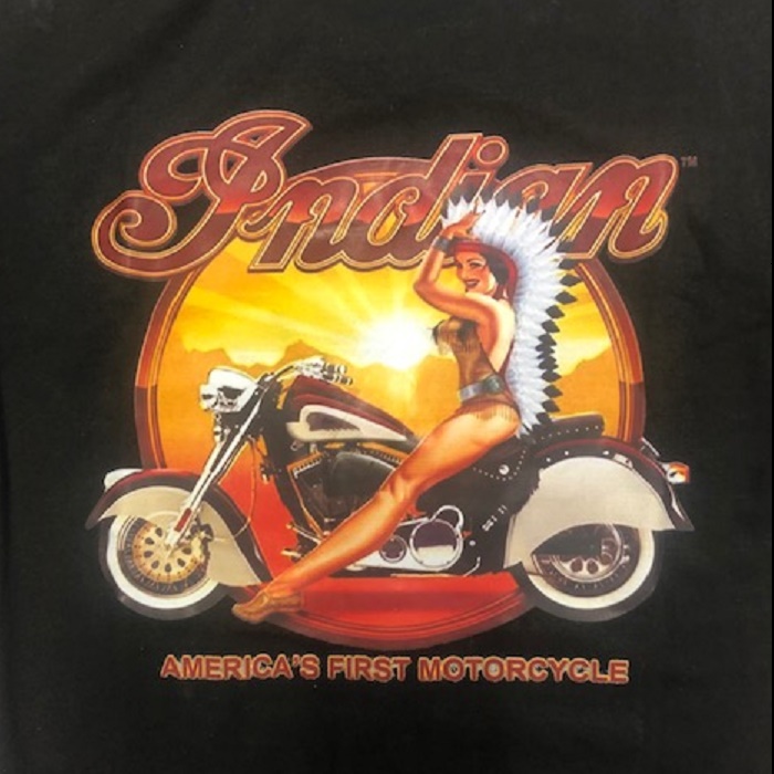 Indian Amereicas erstes Motorrad T-Shirt mit kurzen Ärmeln. - 2