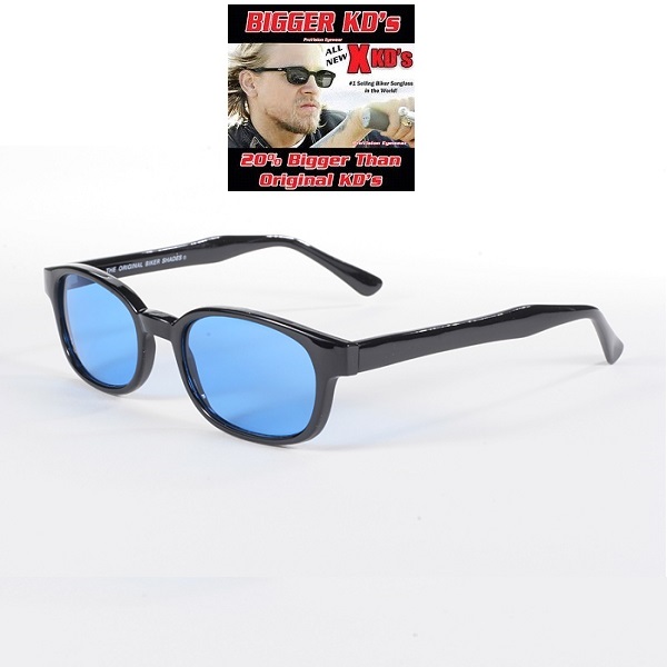 X-KDs The Original 20%  Större Bikers Turquoise Lens. - 2
