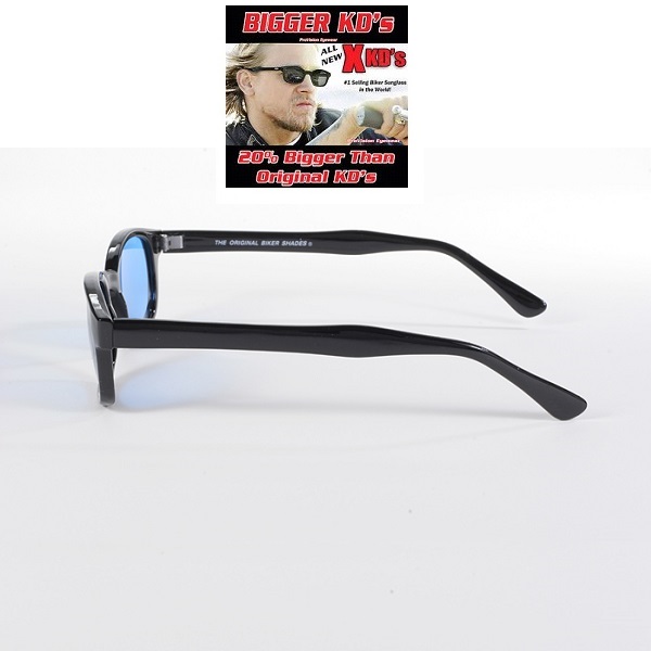X-KDs The Original 20%  Större Bikers Turquoise Lens. - 3