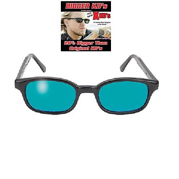 X-KDs The Original 20% Bigger Bikers Turquoise Lens.
