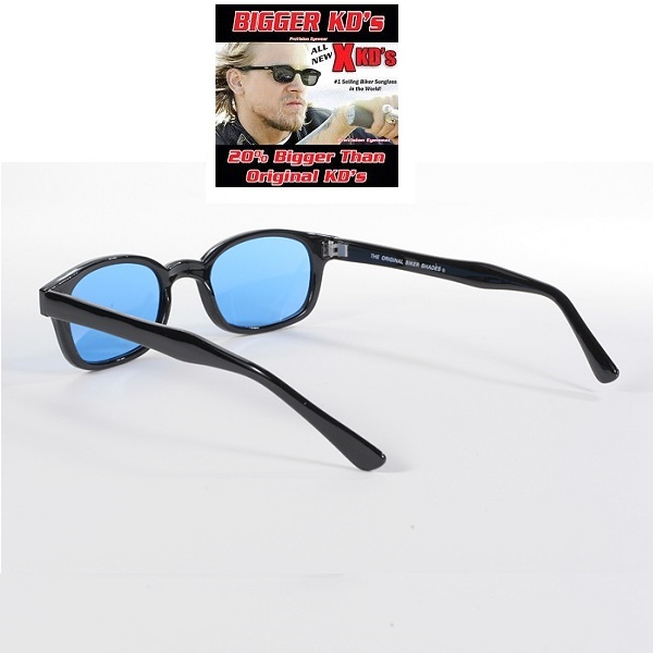 X-KDs The Original 20%  Större Bikers Turquoise Lens. - 4