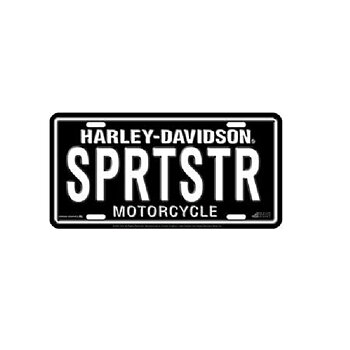 Harley Davidson Sportster Nummernschild.
