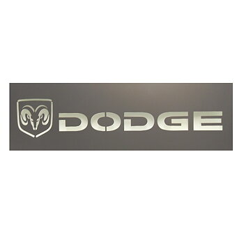 Dodge Nostalgiskylt med ledbelysning. (60x20x2 cm)