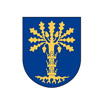 Blekinge Landskapsvapen Brodyrmärke.