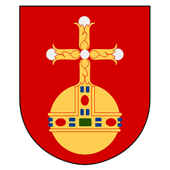 Uppland Landskapsvapen Brodyrmärke.