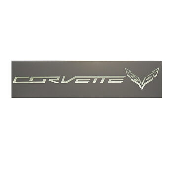Corvette Nostalgie-Schild mit LED-Beleuchtung (80x20x2-cm)