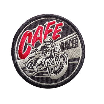 Cafe Racer Brodyrmärke. (Ø7,5 cm)