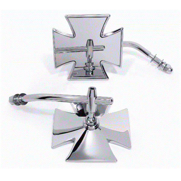 Rückspiegel Iron Cross Crome. - 2