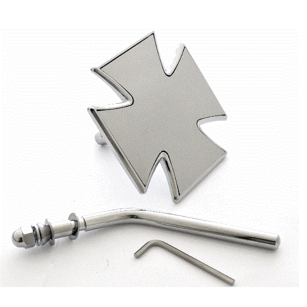 Rückspiegel Iron Cross Crome. - 3