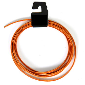 Lederriemen 72 Orange für die Weste.