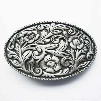 Original Western Cowgirl Flower Vintage Buckle Buckles.