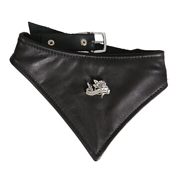Lady Rider Leather Boot Scarf. Färg. Svart