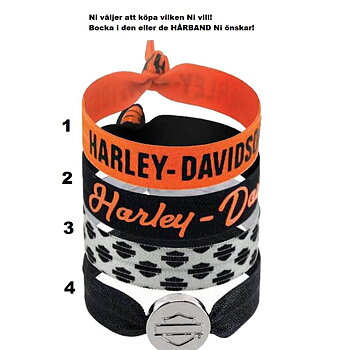 Harley-Davidson® Women's Basic Collection Ribbon Hårsnodd.