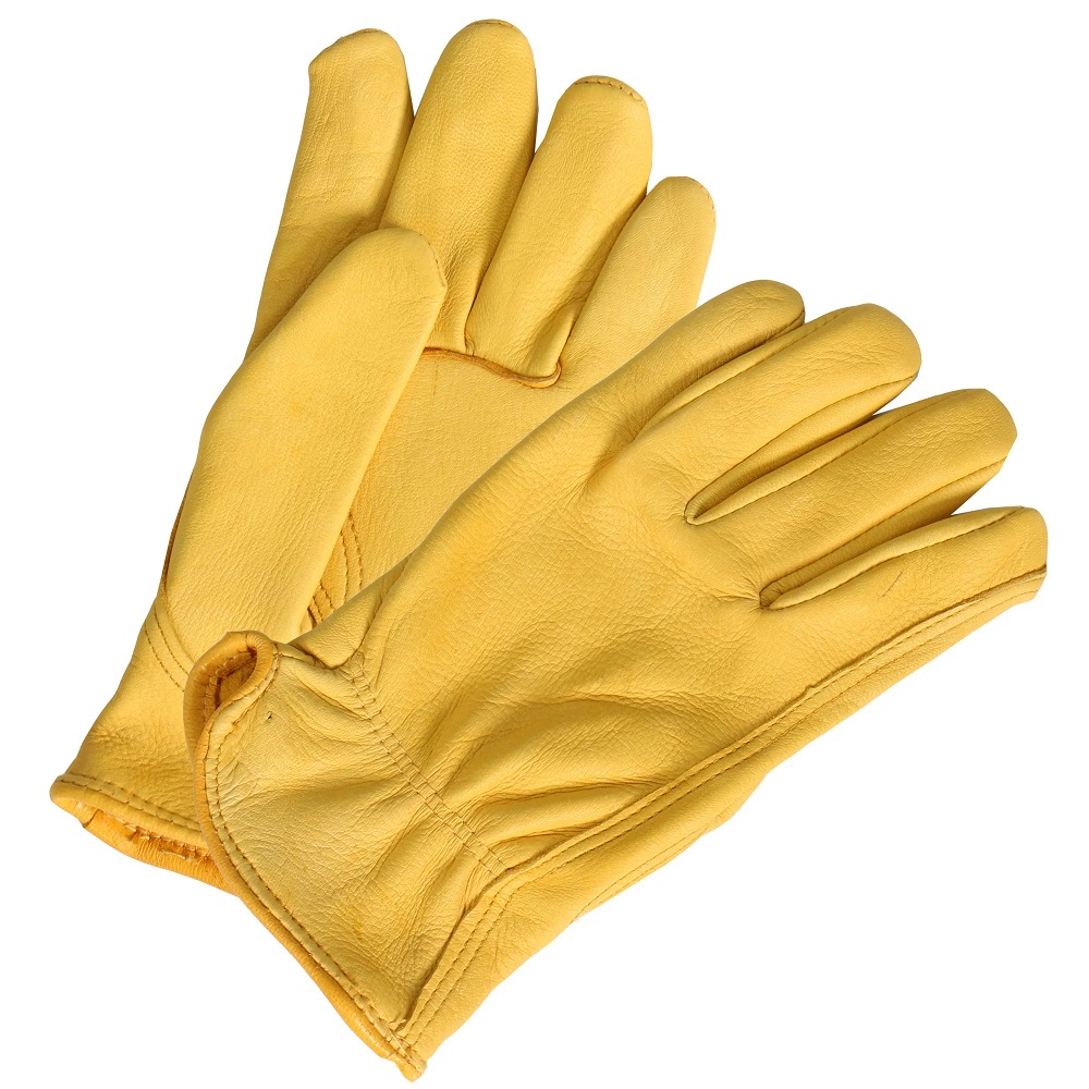 MCHandskar Classic Unisex Gold Deerskin Driving Glove.