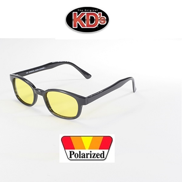 KD`s The Original Bikers Polarized Yellow. - 3