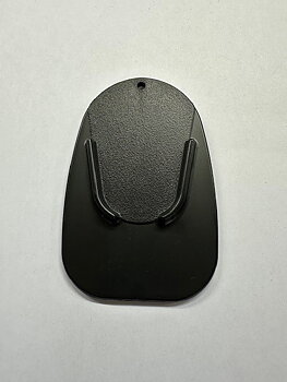 Motorcycle Kick Stand Pad Black (13x8 cm)