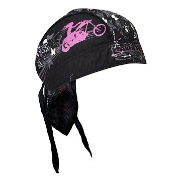 Lady Rider lett hodeplagg med bandana-lue.