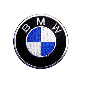 BMW Round Patch Medium embroidery badge (8 cm)