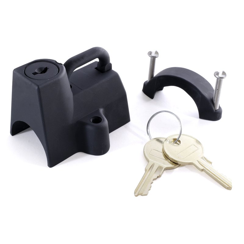 Hjelmlås Svart ramme Chrashbar 22 - 32 mm (7/8" - 1¼") Universal. - 2