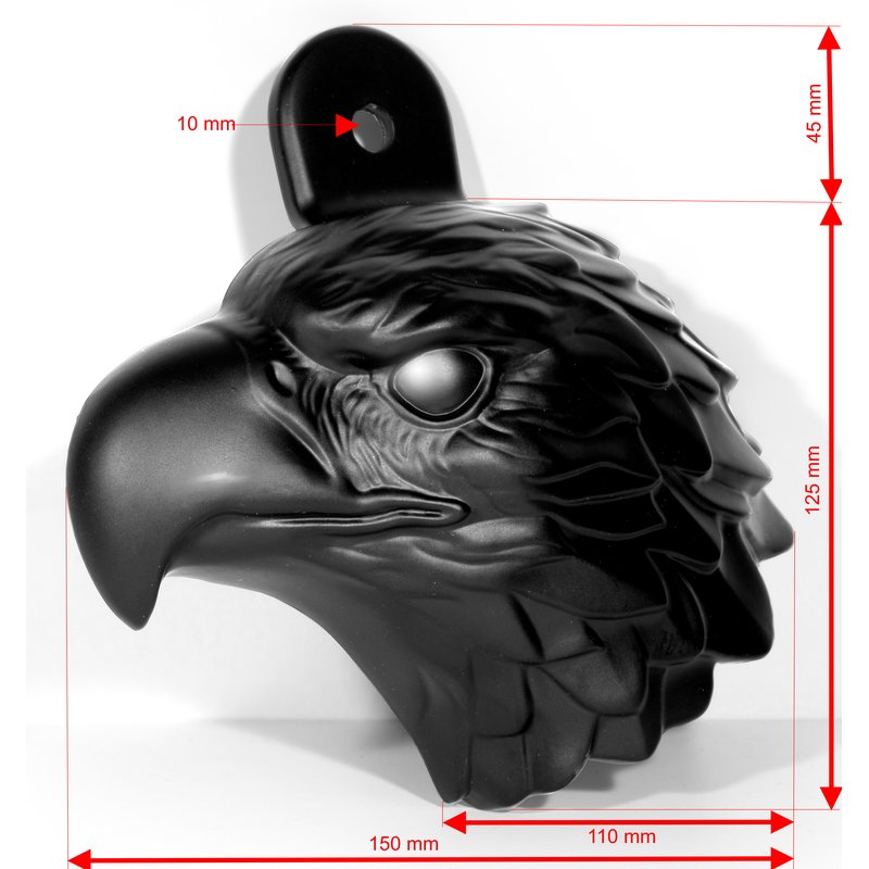 Horn Cover Eagel Chrome. - 2