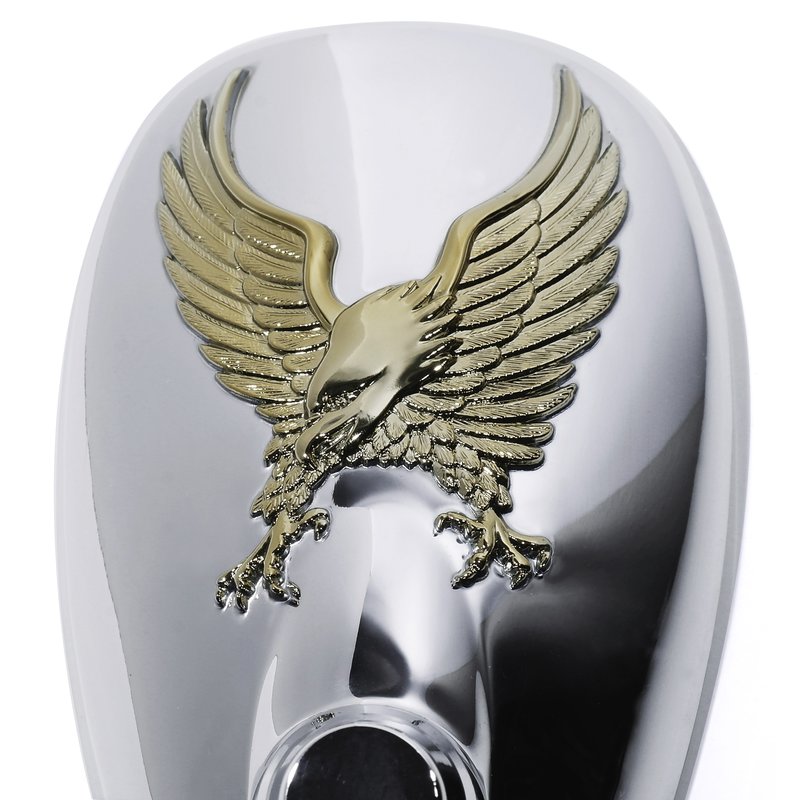 High gloss chrome-plated mirror set in ABS housing Big Eagle - 2