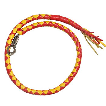 Get Back Leather whip MC Red / Yellow.