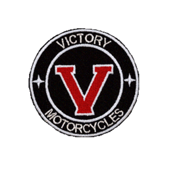 Victory Motorcycles Patch Narrow Embroidery Patch (Ø 7 cm)