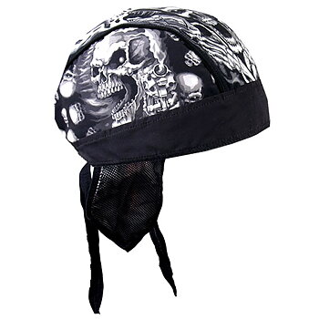 Assassin Hodeskalle og pistoler Hodeplagg Bandana Cap.