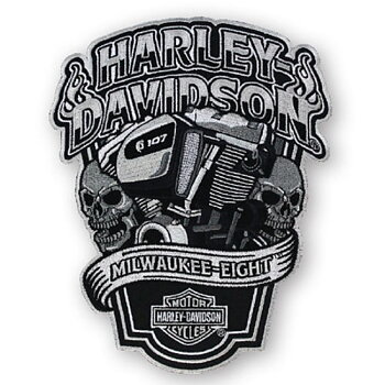 HD Milwaukee-Eight Stickereiabzeichen 
