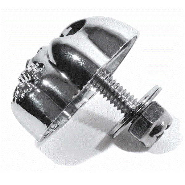 Chromed Skull XL Skruv. - 2