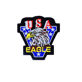Victory USA Eagle Patch Smal Brodyrmärke. (8x10 cm)