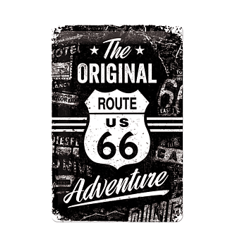 Das Original-Route-66-Schild.