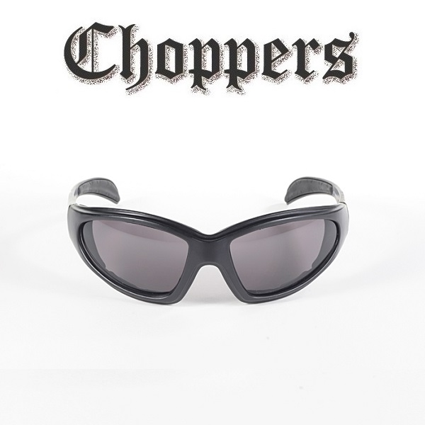 Choppers Riding Solglasögon Svart Vadderade Rökfärgad glas. - 3
