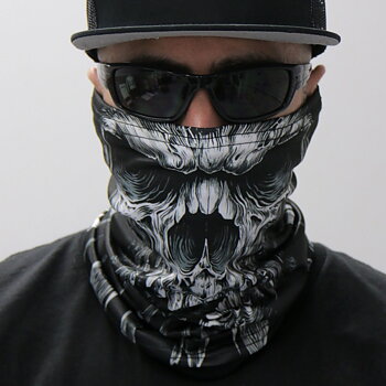 Shredder Skull Neck Gaiter Mask.