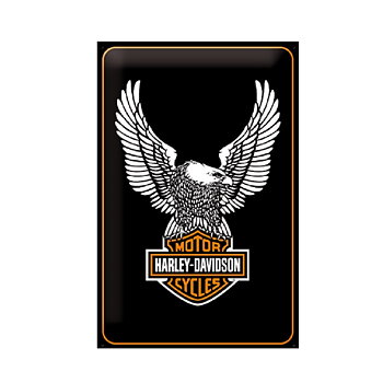 Harley Davidson Eagle Metallskylt. (20x30cm)