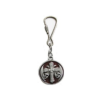 Nøkkelring med keltisk kors (3,5 cm)