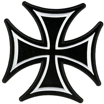 Iron Cross Skinny Big Patch Brodyrmärke.