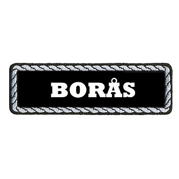 Borås Patch broderimerke (11x3 cm)