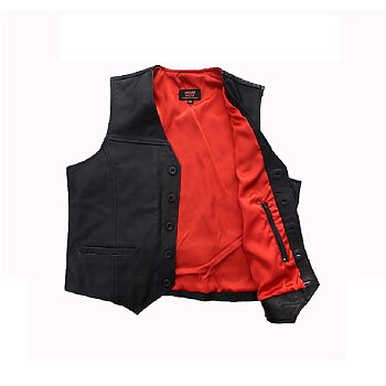 Raggar vest Velingarock Super Original Leather vest.