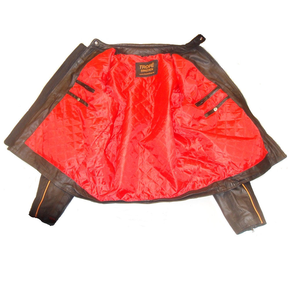 Lederjacke Schwarz Trofeshop.se. - 4
