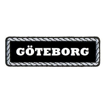 Broderimerke Göteborg Patch (11x3 cm)