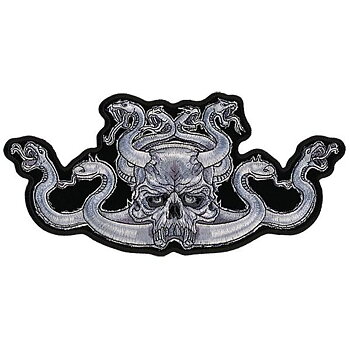 Et broderimerke med Snakes &amp; Skull Patch.