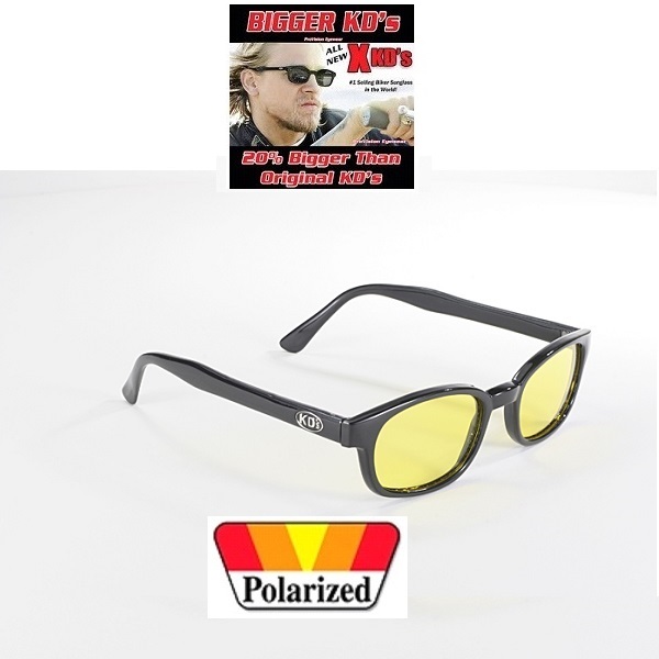 X-KDs The Original 20%  Större Bikers Polarized Yellow. - 8