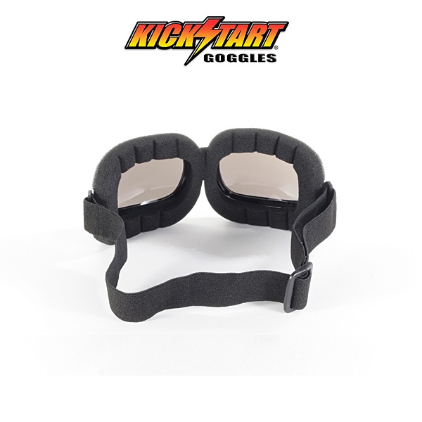 Kickstart Bigfoot Goggle Black Silver Lens Sonnenbrille. - 4