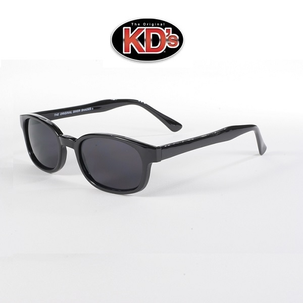 KD's The Original Bikers Blank Black/Dark Gray Lens - 2