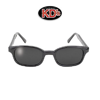 KDs The Original Bikers Glänzend Schwarz/Dunkelgrau Linse
