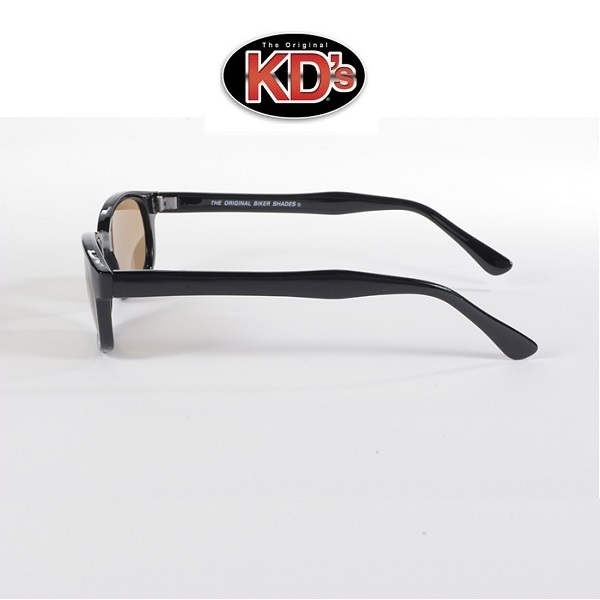 KD's The Original Bikers Blank Black/Dark Gray Lens - 3