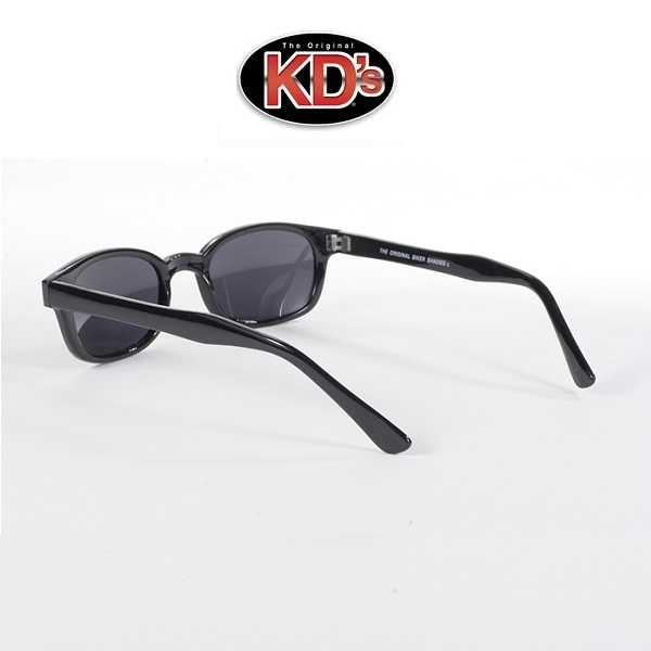KD's The Original Bikers Blank Black/Dark Gray Lens - 4