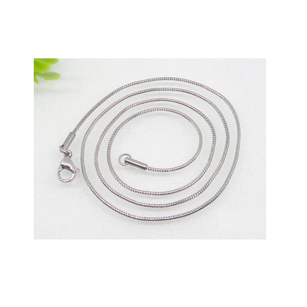 Chain New Line Halsband 1,2 mm Länk Rostfritt Stål.