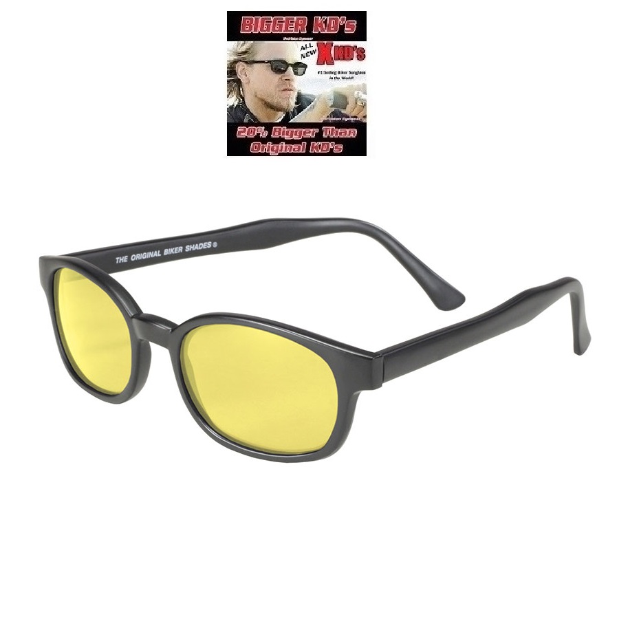 X-KDs The Original 20% Larger Matte Frame Bikers Yellow. - 4